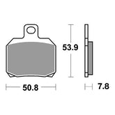 Pastiglie Freno Posteriori   per APRILIA RS 660 / Extrema 2020-2022, set per 1 disco